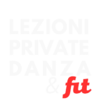 logo bianco e rosso lezioni private danza milano